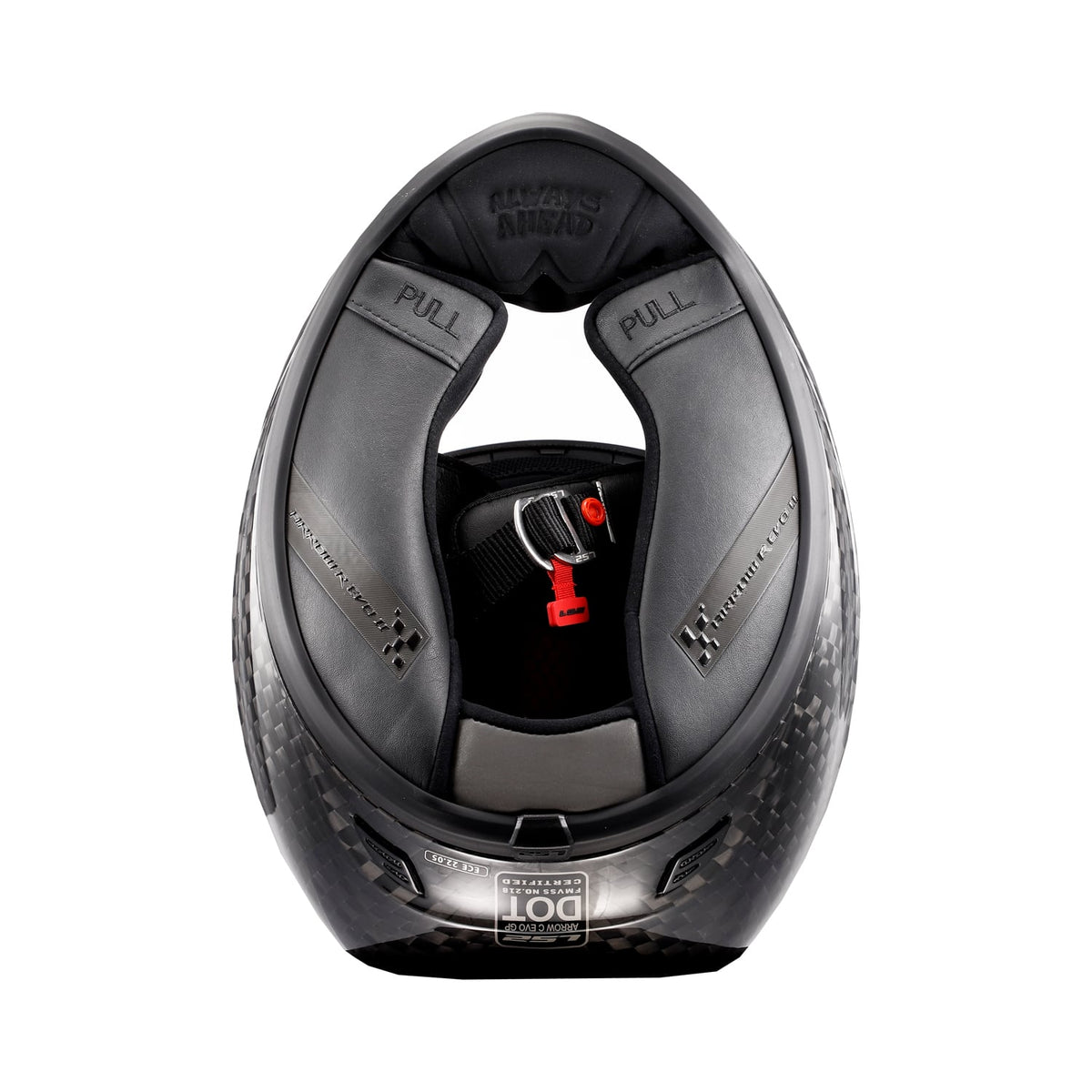 Helmet Arrow C EVO GP Solid Full Face Motorcycle Helmet - Matte Carbon Product View