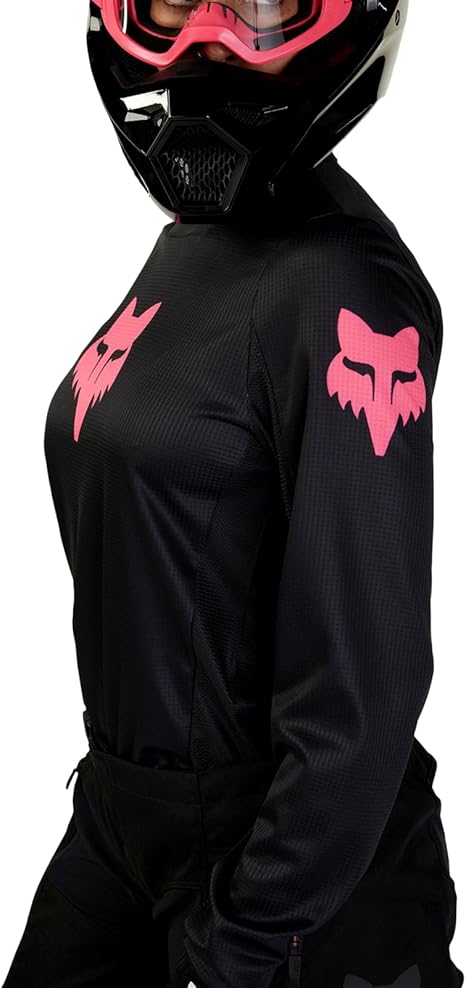 Fox Racing Womens Blackout Motocross Jersey Black