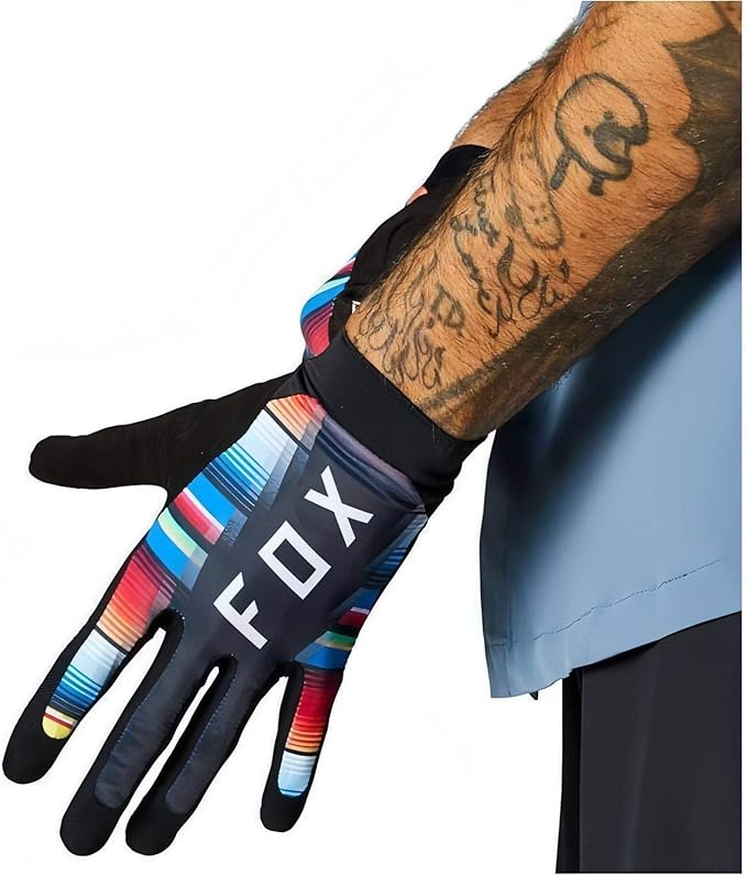 Fox Racing Men’s Flexair Motocross Gloves – Lightweight, Breathable, Touchscreen Compatible