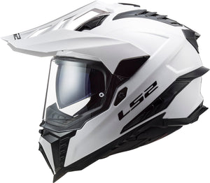 Explorer XT Solid Adventure Helmet with SunShield - Gloss White