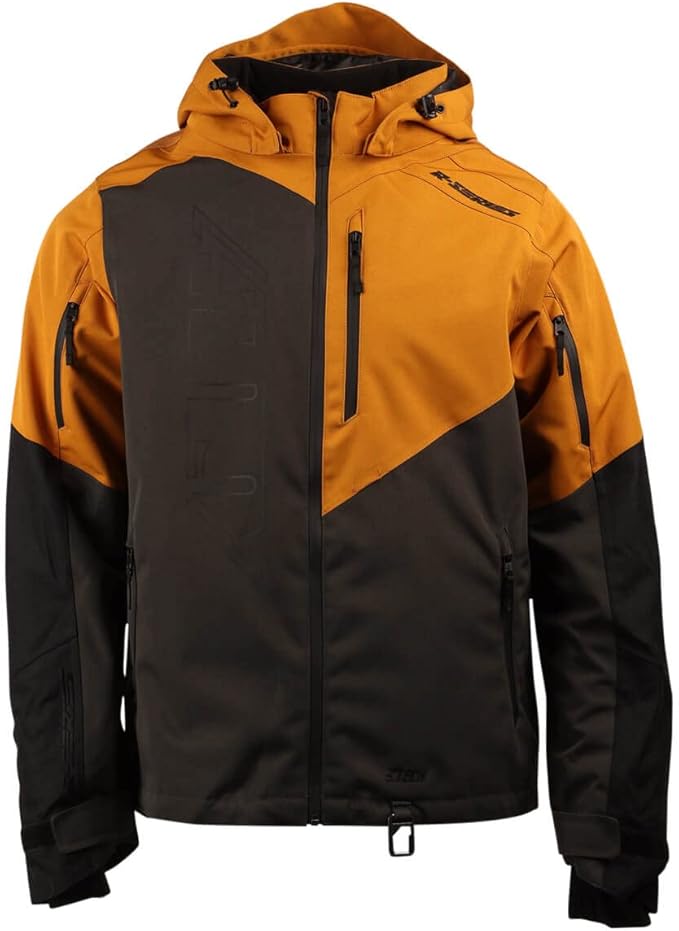 Durable snowmobile jacket with 600D reinforced forearms by 509