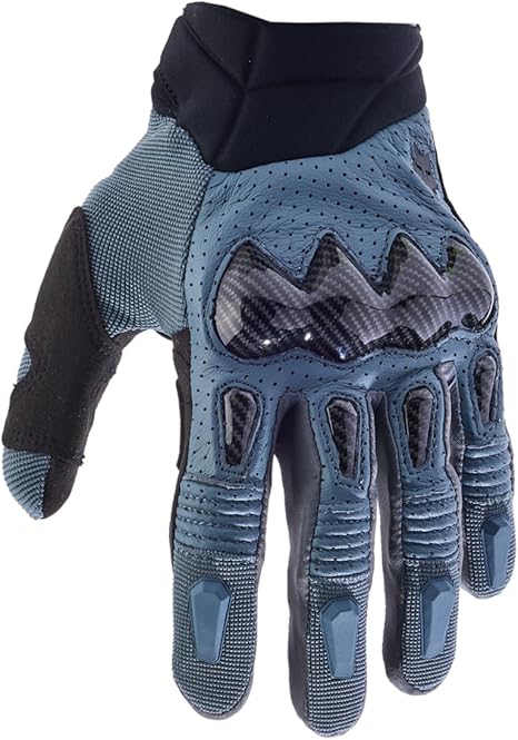 Fox Racing Men’s Bomber Motocross Dirt Bike Gloves – Graphite Motorcycle Racing Gloves with Knuckle Protection