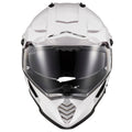 Blaze Solid Adventure Helmet with SunShield - Gloss White Product View