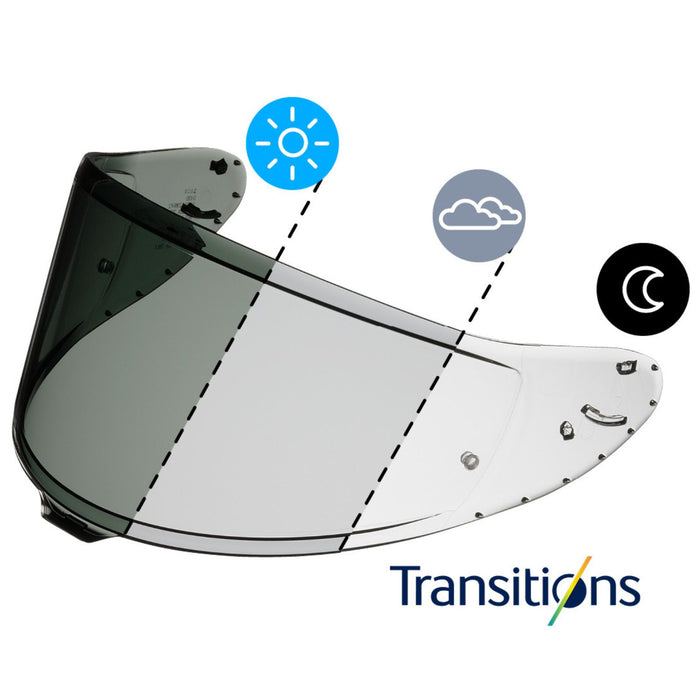 Shoei CWR-F2 Transitions Pinlock Ready Face Shield