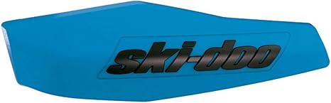 Ski-Doo New OEM Handlebar Air Deflectors Caps Sunburst Octane Blue/Black - 860202098