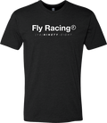 Fly Racing Trademark Tee 2024 with premium crew neck fit and screen print pattern.