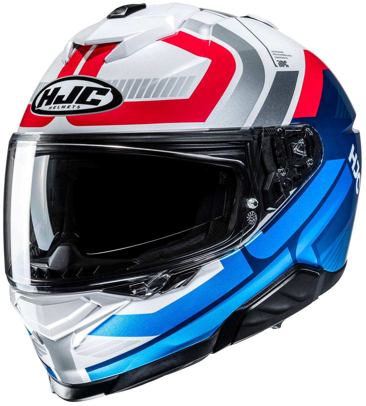 HJC i 71 VIZ MC-21 XSM Motorcycle Helmet