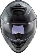 Helmet Assault Solid Full Face Motorcycle Helmet with SunShield - Gloss Battleship Gray Product View
