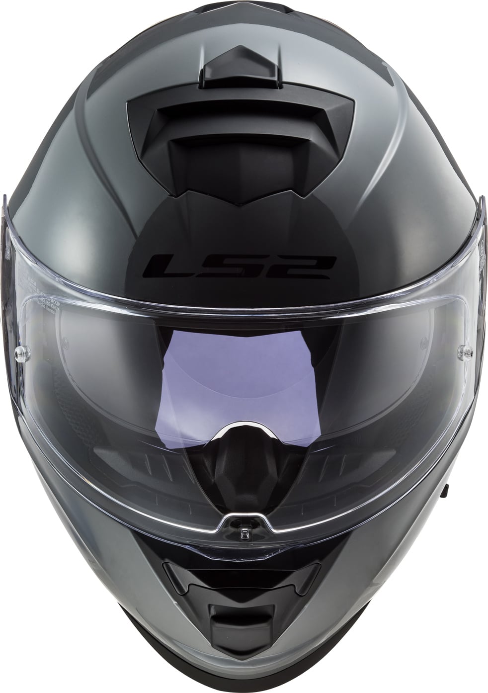 Helmet Assault Solid Full Face Motorcycle Helmet with SunShield - Gloss Battleship Gray Product View