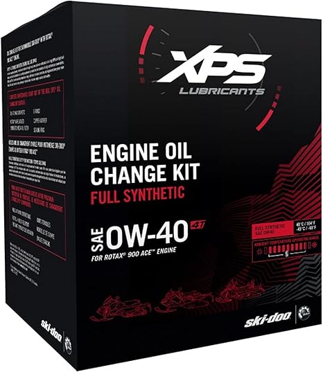 Ski-Doo New OEM, 4T 0W-40 Synthetic Oil Change Kit, Rotax 900 ACE, 9779254