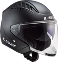 LS2 Copter Open Face Helmet- Matte Black