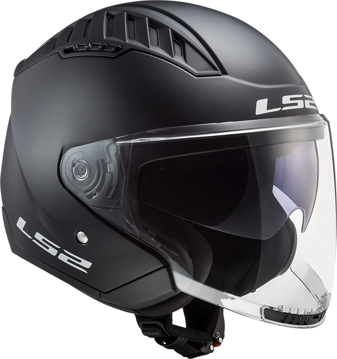 LS2 Copter Open Face Helmet- Matte Black
