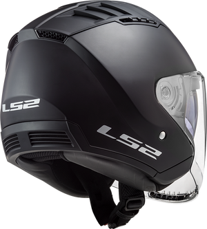 LS2 Copter Open Face Helmet- Matte Black