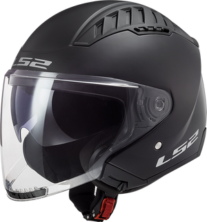 LS2 Copter Open Face Helmet- Matte Black