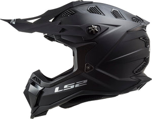 Helmet Subverter Evo Solid Full Face MX Motorcycle Helmet - Matte Black