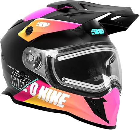 509 Delta R3L Ignite Helmet – lightweight polycarbonate shell side view - oil slick