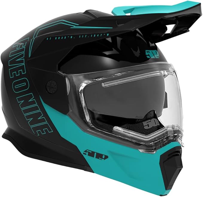 509 Delta R4 Ignite Helmet – modular flip-up front side view