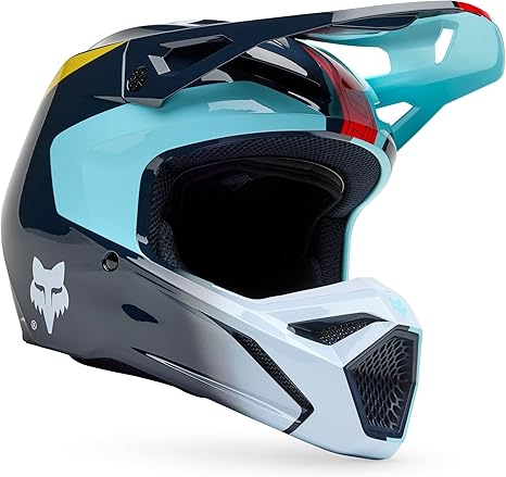 Fox Racing Youth V1 Motocross Dirt Bike Helmet – MIPS rotational safety helmet with adjustable visor, removable padded liner, and DOT/ECE certified protection for kids