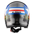 Spitfire Bomb Rider Open Face Helmet with SunShield - Brushed Alloy Finish Product View