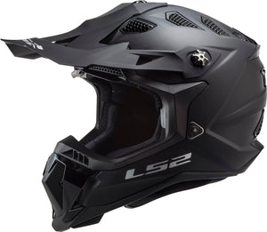 Helmet Subverter Evo Solid Full Face MX Motorcycle Helmet - Matte Black
