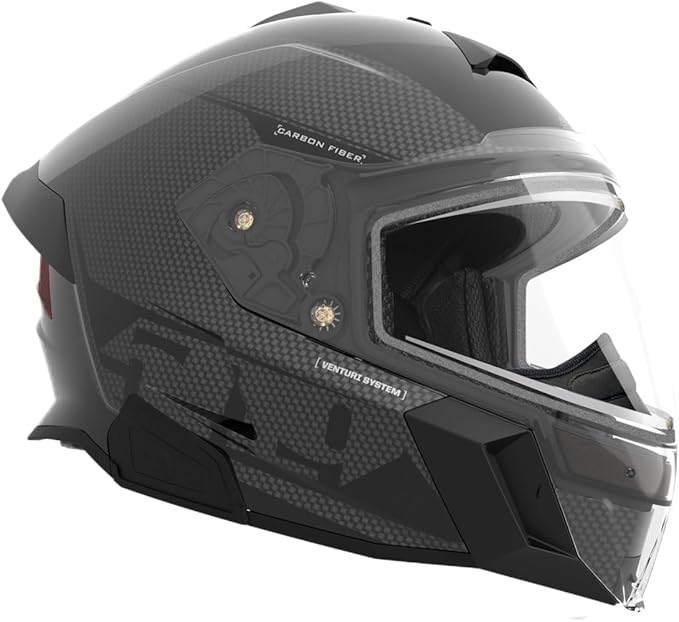 509 Delta V Carbon Commander Helmet – Side profile cardo comms