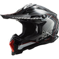 Helmet Subverter Evo Arched Full Face MX Motorcycle Helmet - Black/Red/Silver Product View