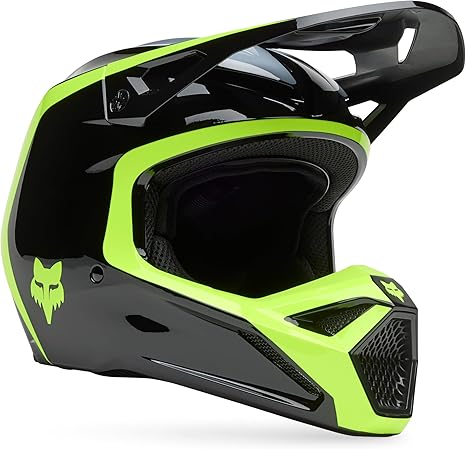 Fox Racing V1 Motocross Dirt Bike Helmet – Off-road motorcycle helmet with MIPS protection, adjustable visor, and removable washable liner for motocross riders