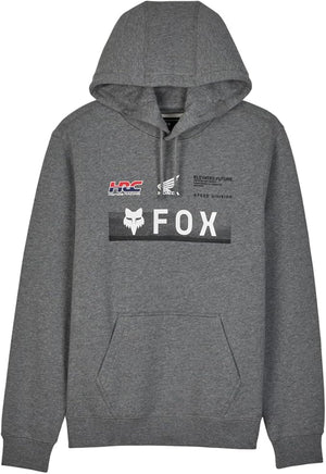 Fox Racing Men’s Fox X Honda Fleece Pullover – Premium Heavyweight Hoodie with Honda Logo