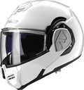 Helmet Advant Solid Modular Motorcycle Helmet with SunShield - Gloss White Product View