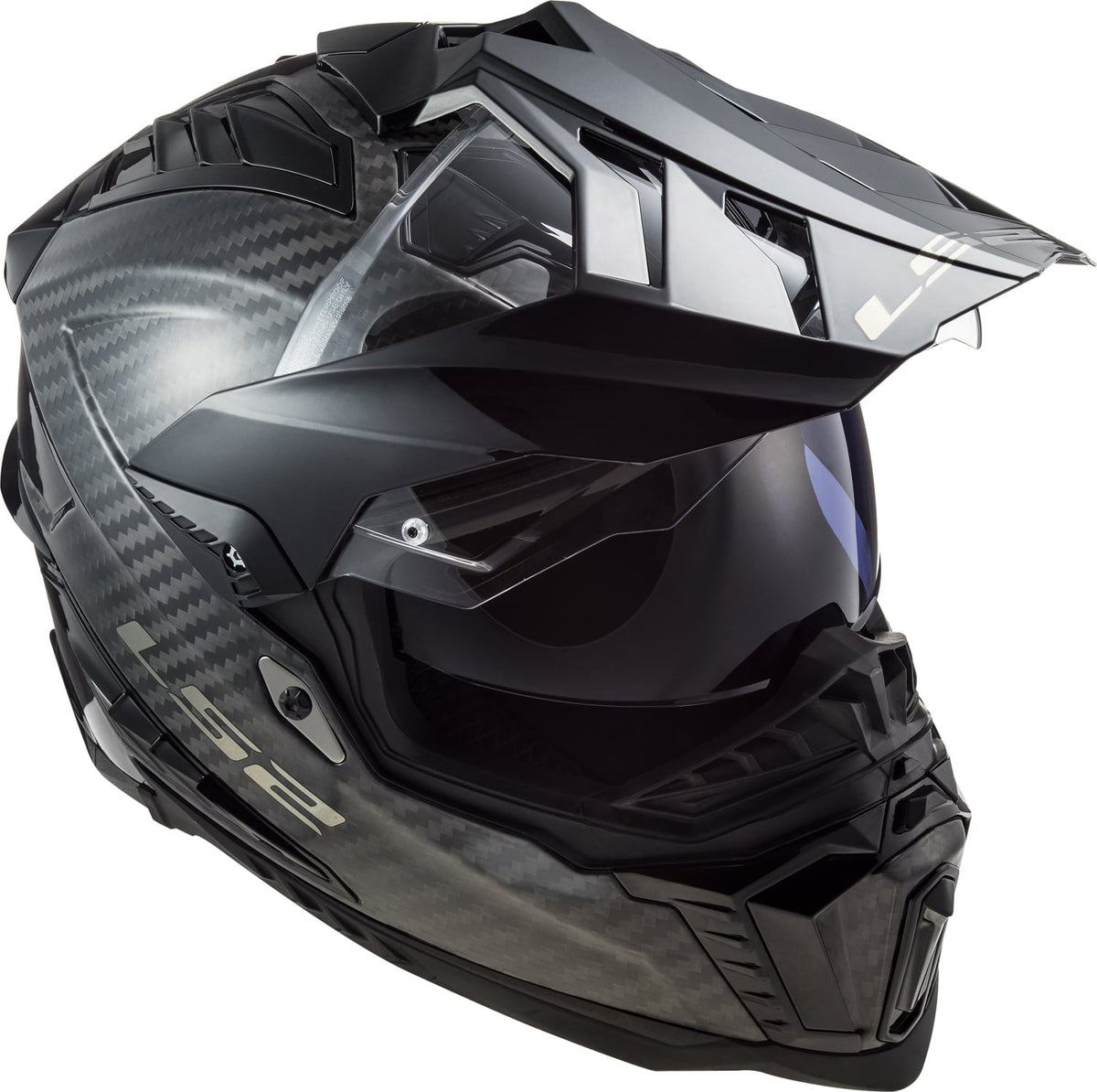 Helmet Explorer C Solid Adventure Motorcycle Helmet with SunShield - Matte Carbon Product View