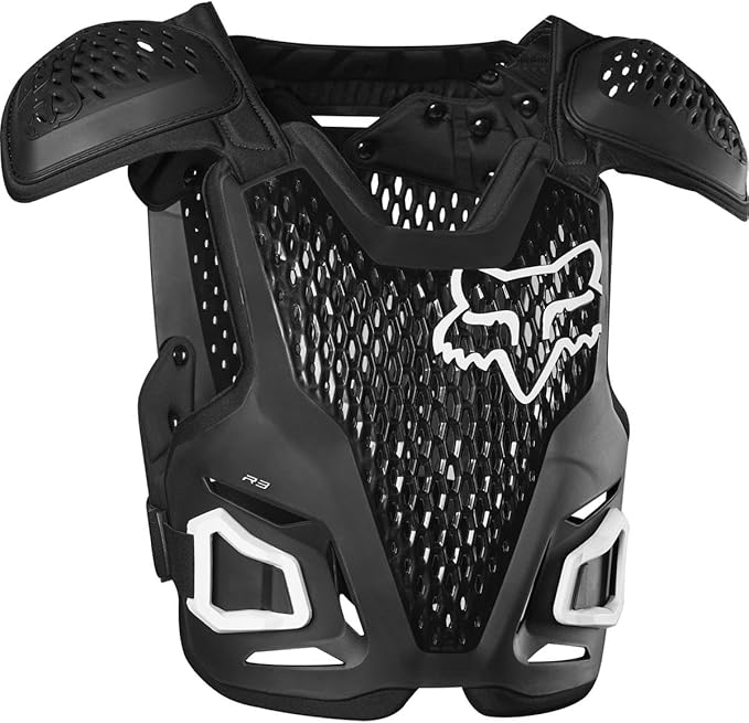 Fox Racing R3 Motocross Roost Guard – Lightweight Chest Protector for Dirt Bike & Off-Road Riding