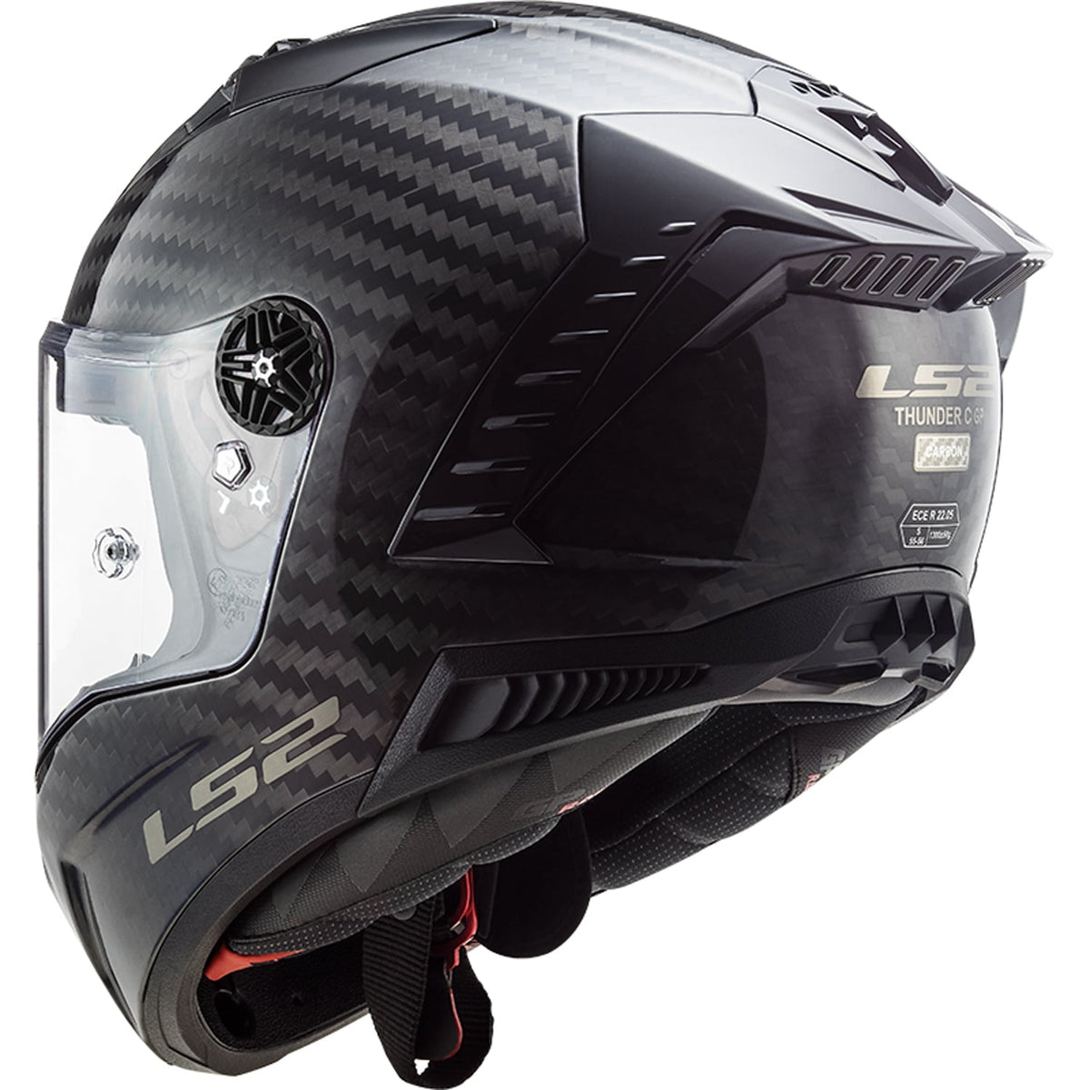 Thunder C Solid Full Face Motorcycle Helmet - Matte Carbon Product View