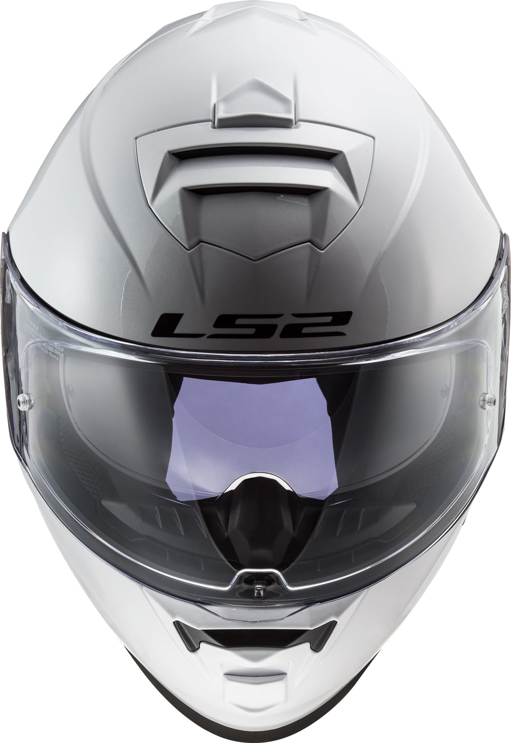 Helmet Assault Solid Full Face Motorcycle Helmet with SunShield - Gloss White Product View