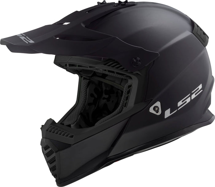 Helmet Gate Solid Full Face MX Motorcycle Helmet - Matte Black Product View