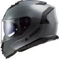 Helmet Assault Solid Full Face Motorcycle Helmet with SunShield - Gloss Battleship Gray Product View