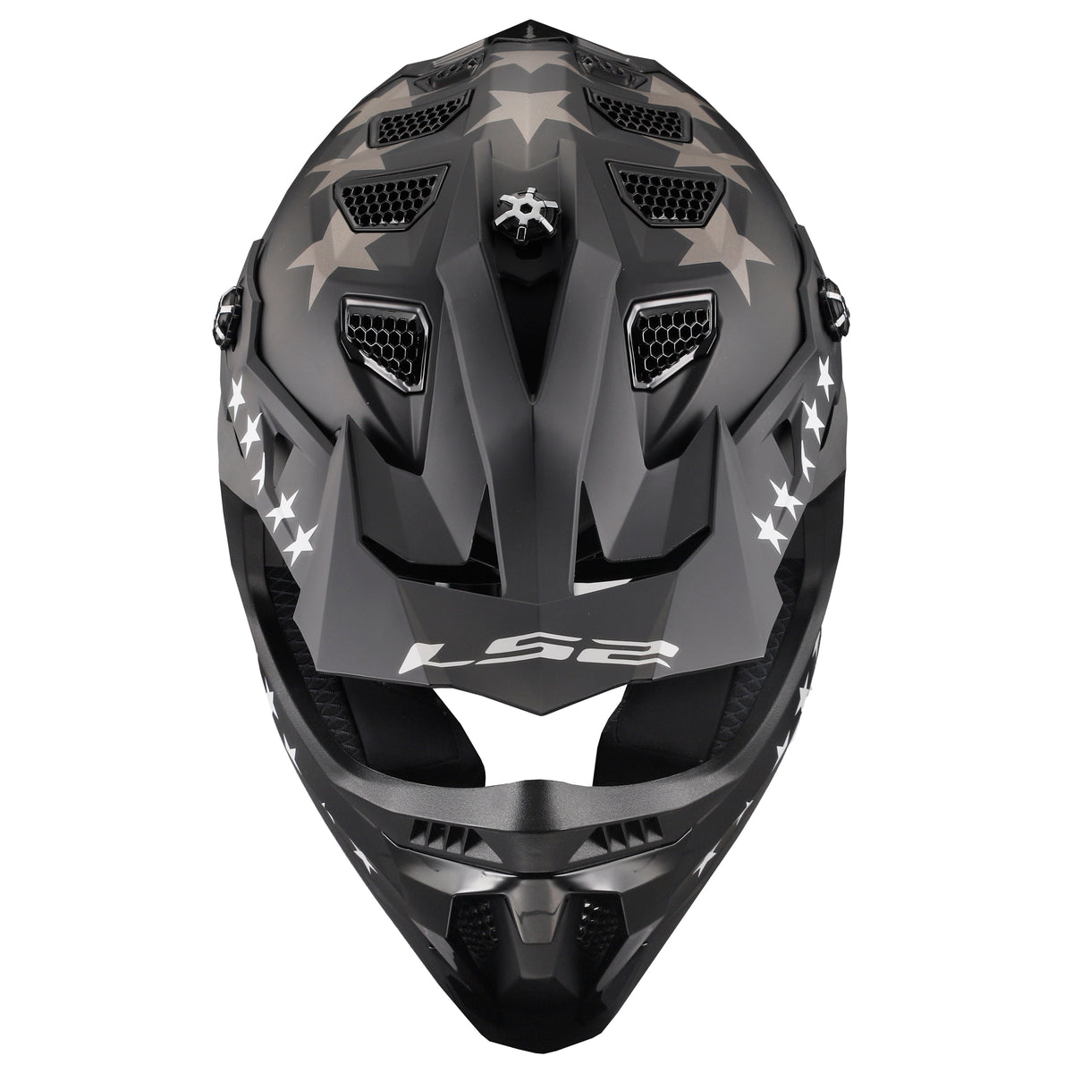 Helmet Subverter Evo 76 Full Face MX Motorcycle Helmet - Black/White/Gray Product View