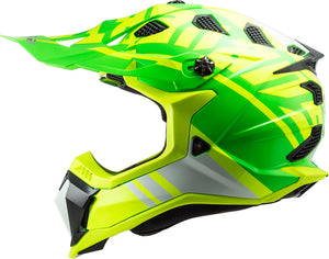 Helmet Subverter Evo Gammax Full Face MX - Gloss Hi-Vis Yellow/Green
