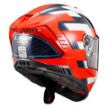 Thunder C Alliance Full-Face Motorcycle Helmet - Gloss Red/White/Blue Product View