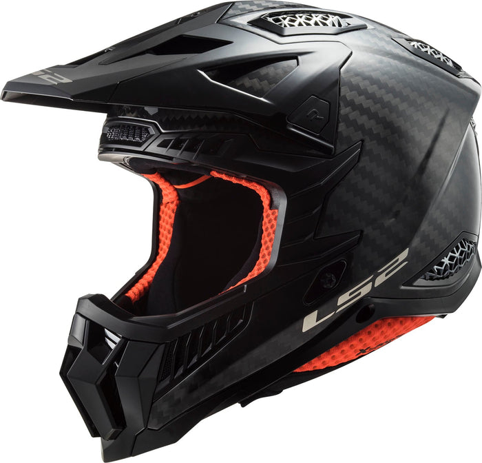 Helmet X Force Solid Full Face MX Motorcycle Helmet - Matte Carbon Product View