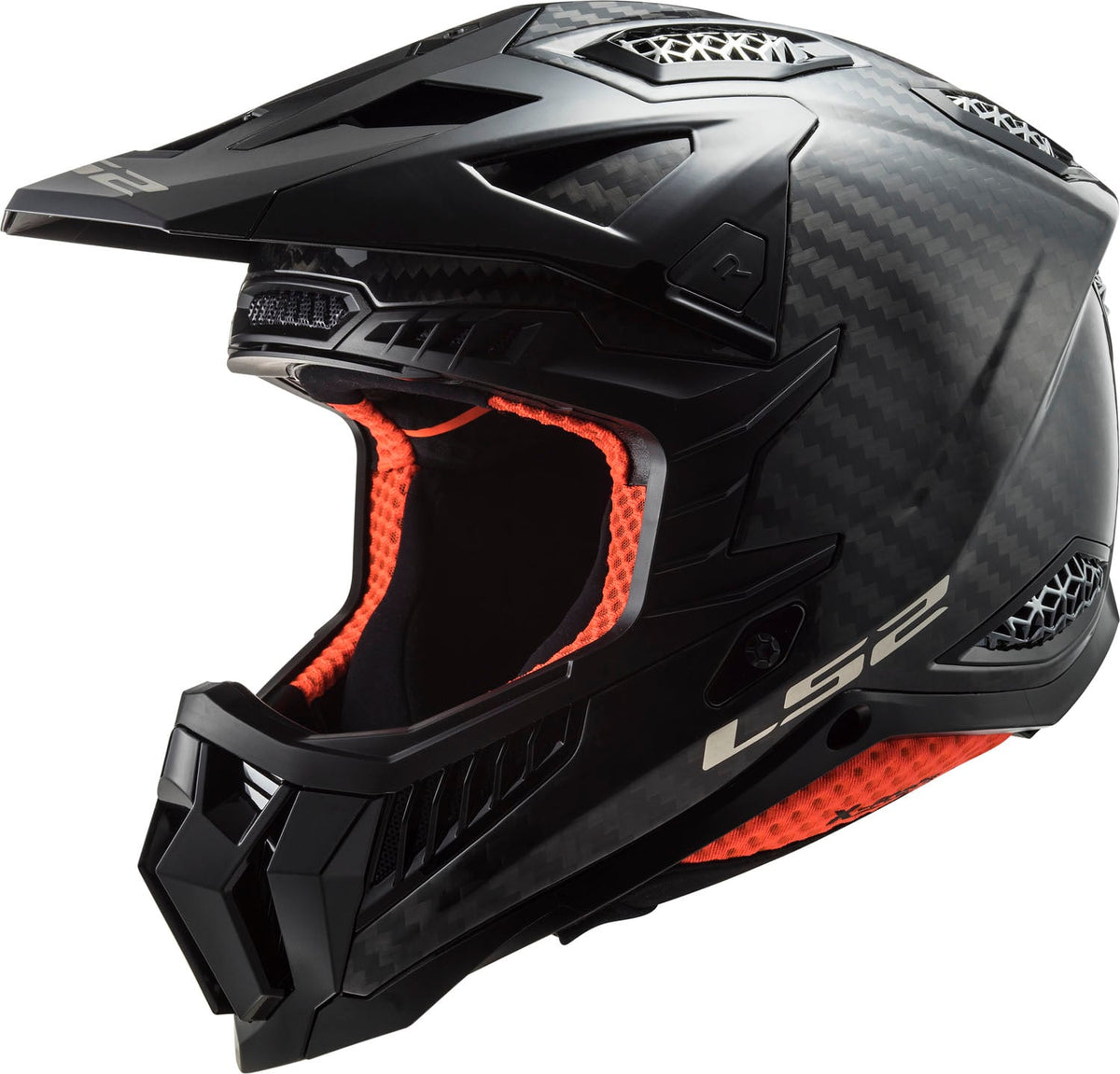 Helmet X Force Solid Full Face MX Motorcycle Helmet - Matte Carbon Product View