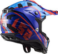 Helmet Subverter Evo Gammax Full Face MX Helmet - Gloss Red/Blue Product View