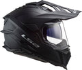 Explorer XT Solid Adventure Helmet with Integrated SunShield - Matte Black Product View
