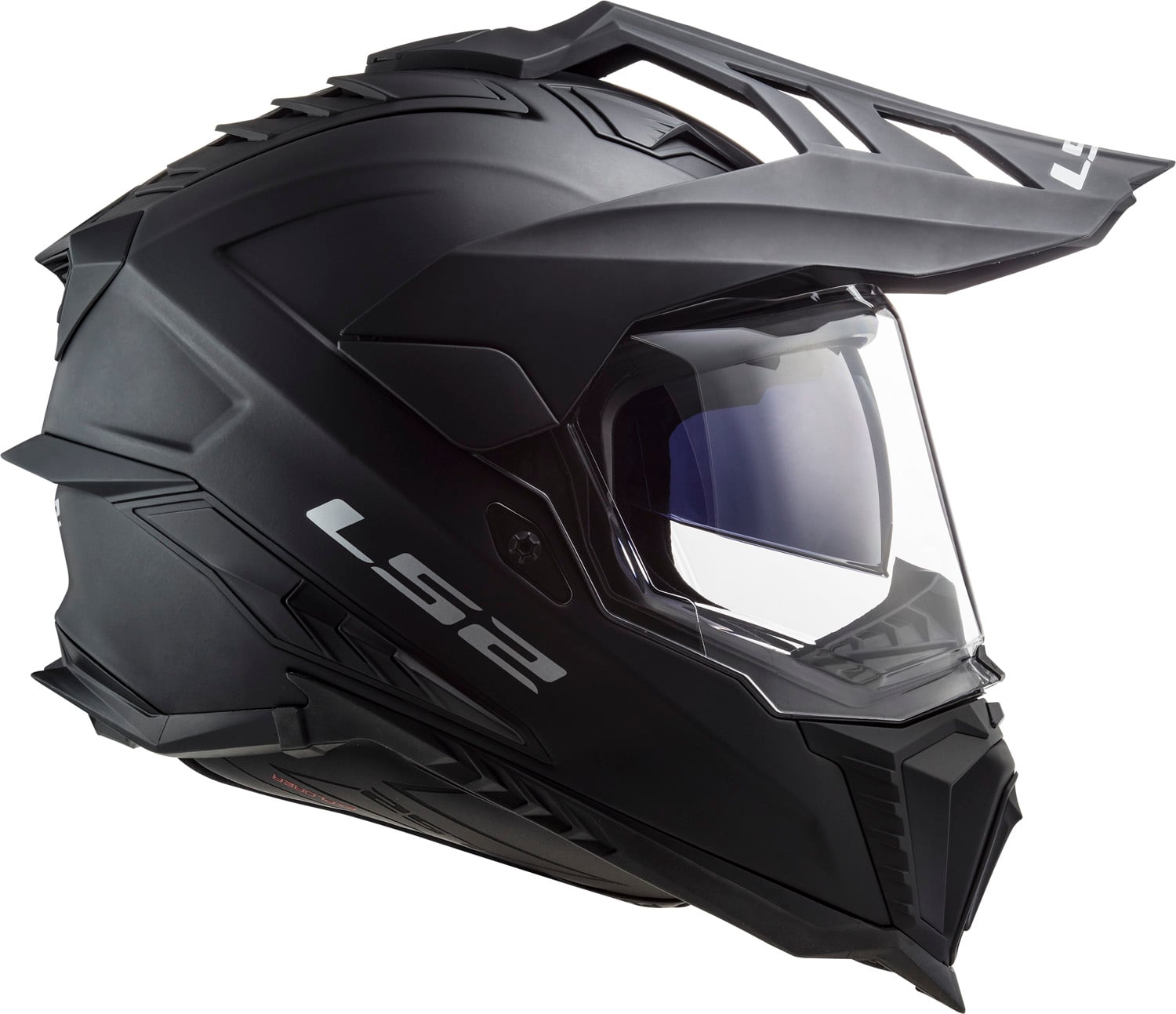 Explorer XT Solid Adventure Helmet with Integrated SunShield - Matte Black Product View