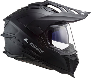 Explorer XT Solid Adventure Helmet with Integrated SunShield - Matte Black
