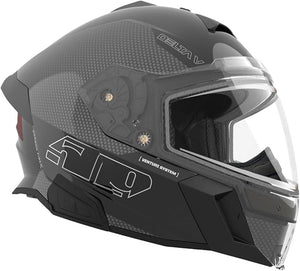 509 Delta V Carbon Commander Helmet – Cardo Comms, Ignite Shield