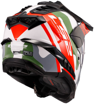 XT CamoX Adventure Helmet with SunShield - Gloss White/Red