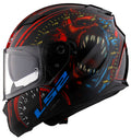 Stream Speed Demon Full-Face Helmet with SunShield - Gloss Black Product View