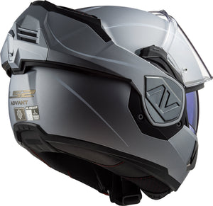 Helmet Advant Special Modular Motorcycle Helmet with SunShield - Matte Silver
