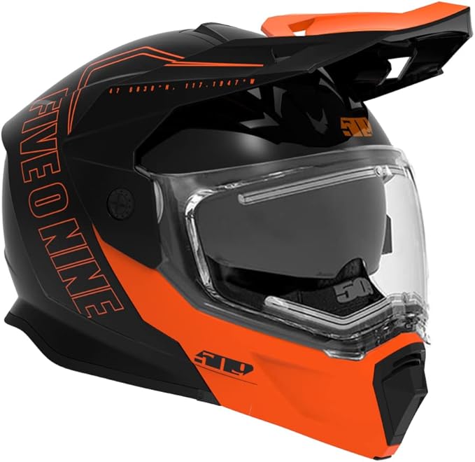509 Delta R4 Ignite Helmet – modular flip-up front side view