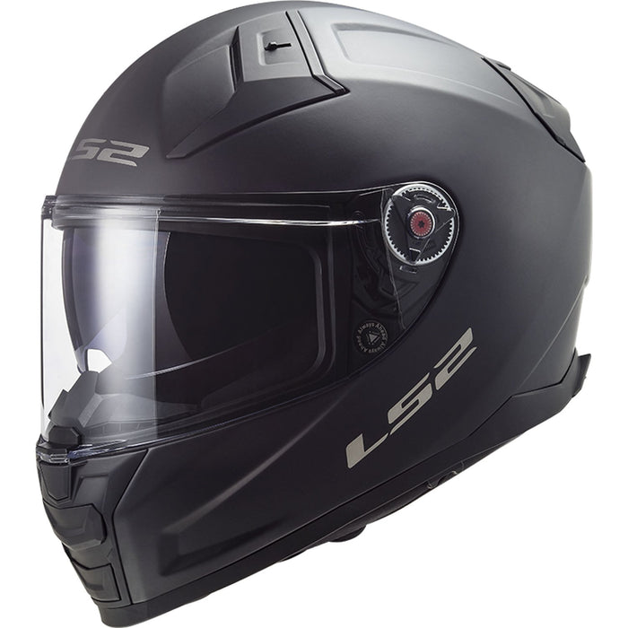 Citation II Full-Face Motorcycle Helmet with SunShield - Matte Black Product View